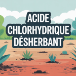 Dangers de l'acide chlorhydrique désherbant sur jardin