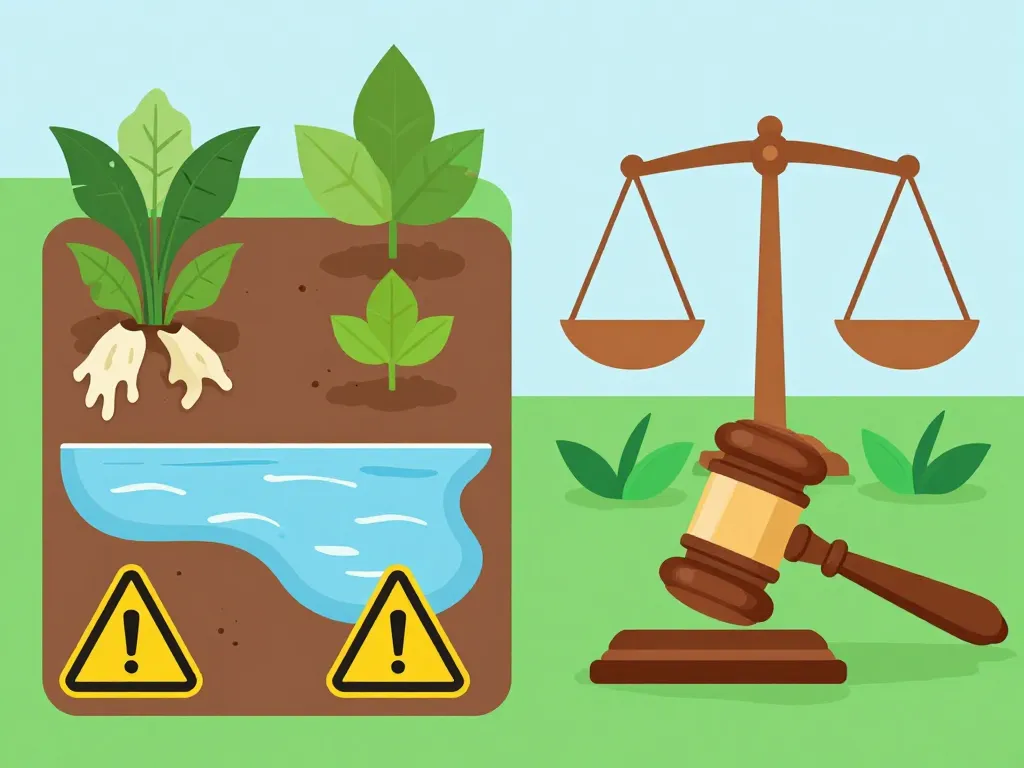 Risques acide chlorhydrique désherbant santé environnement légalité