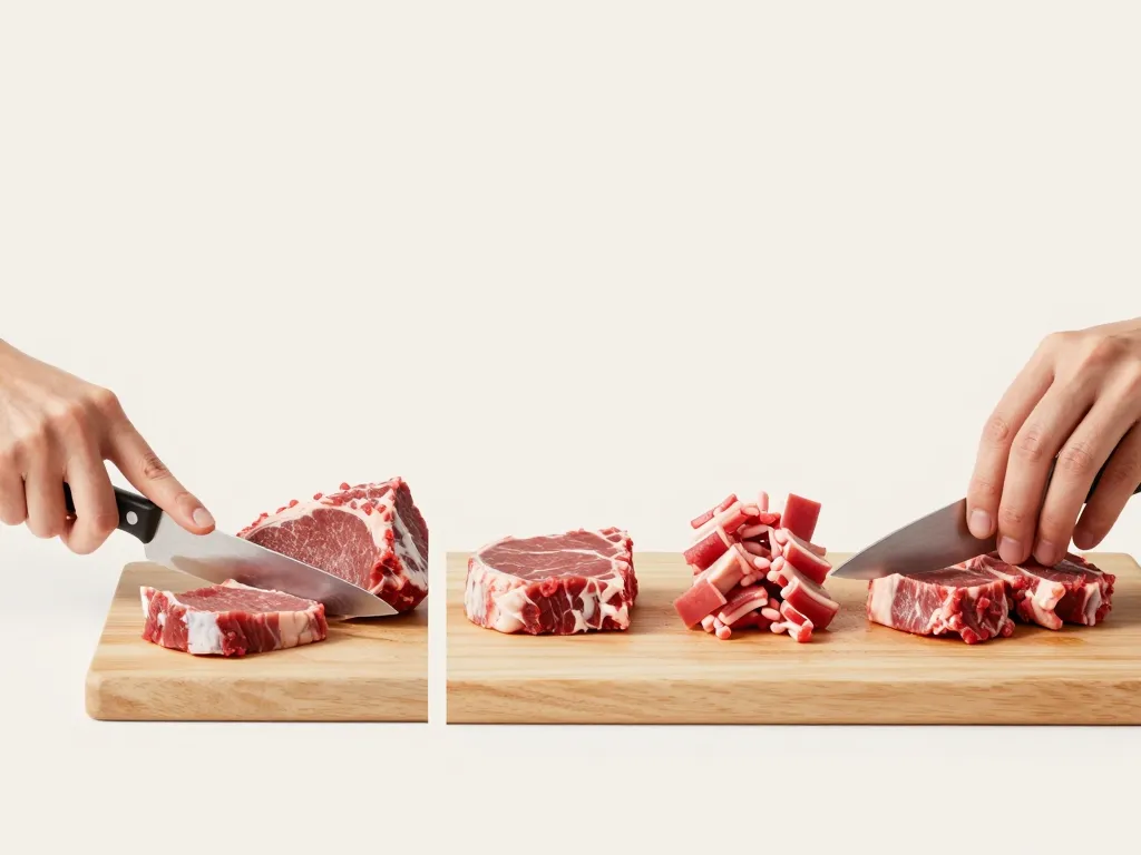 araignée couteau technique découpe étape