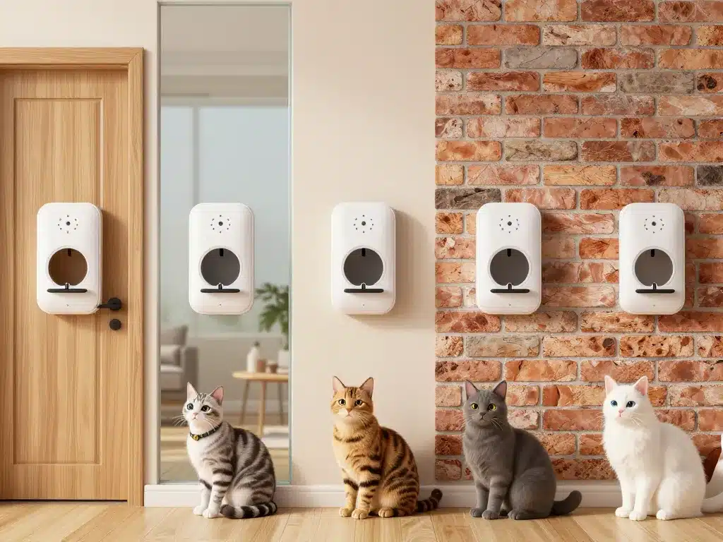 chatière programmable types installation maison chats