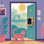 chatière programmable électronique chat porte moderne