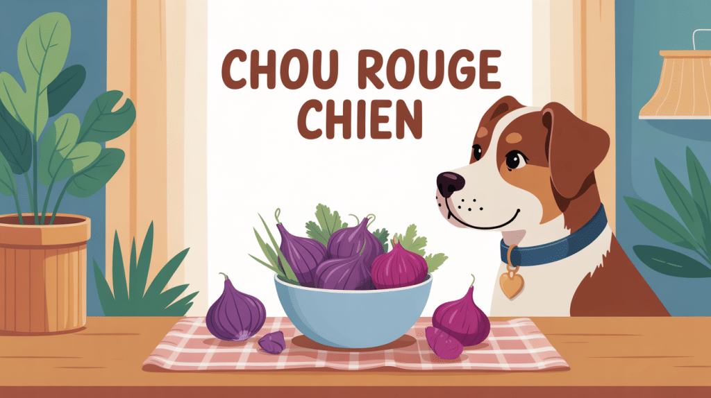 chou rouge chien illustration bol sécurisé