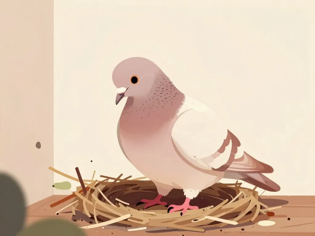 comment savoir si un pigeon femelle va pondre pigeonne au nid indice physique