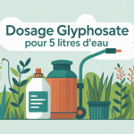 dosage glyphosate pour 5 l d'eau pulvérisateur jardin