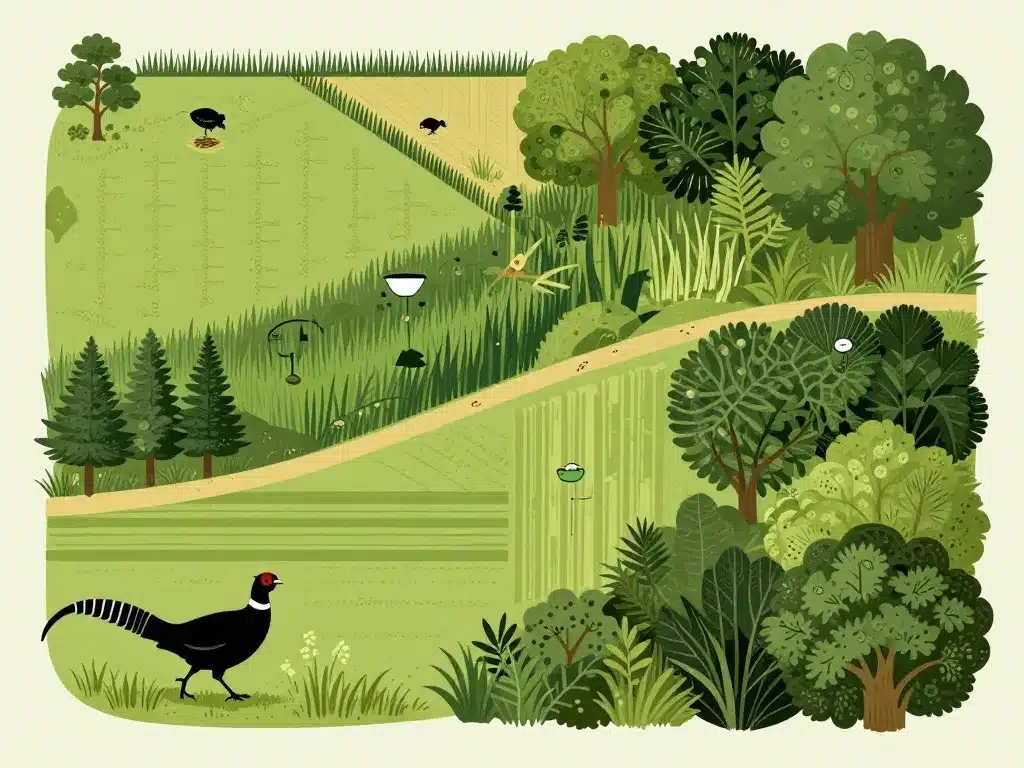 habitat naturel du faisan noir en France