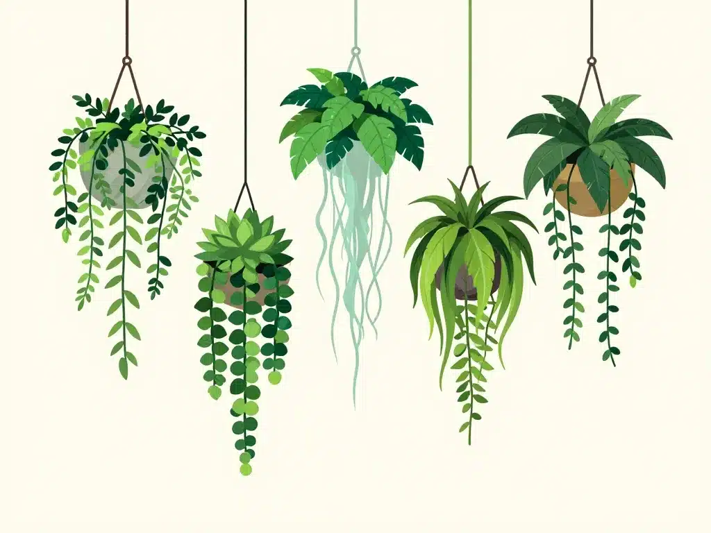 plante fausse meduse forme tentaculaire cascade