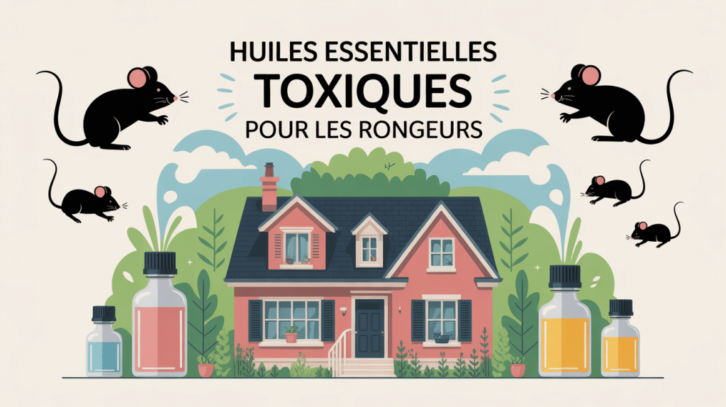 maison protégée par huiles essentielles toxiques pour les rongeurs