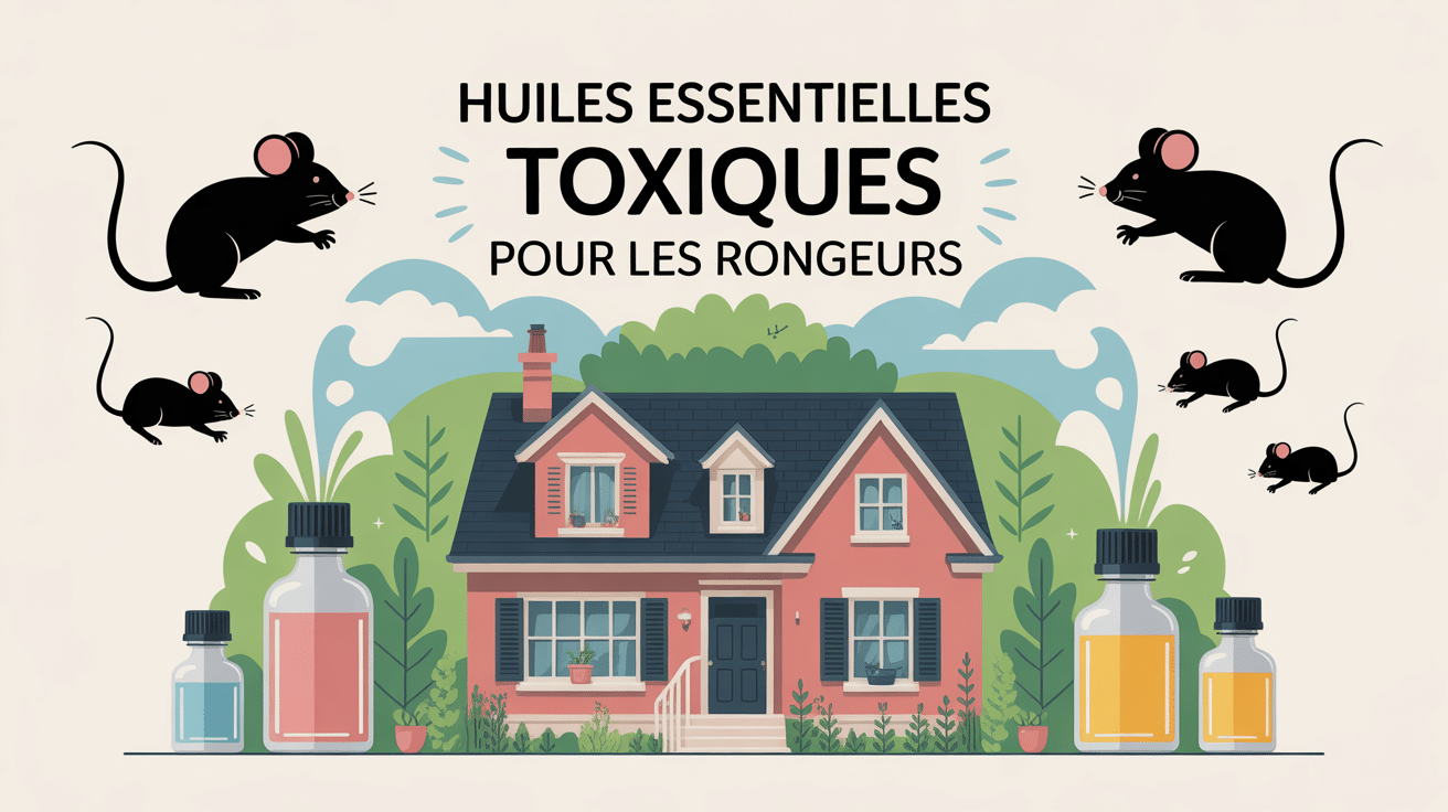 maison protégée par huiles essentielles toxiques pour les rongeurs