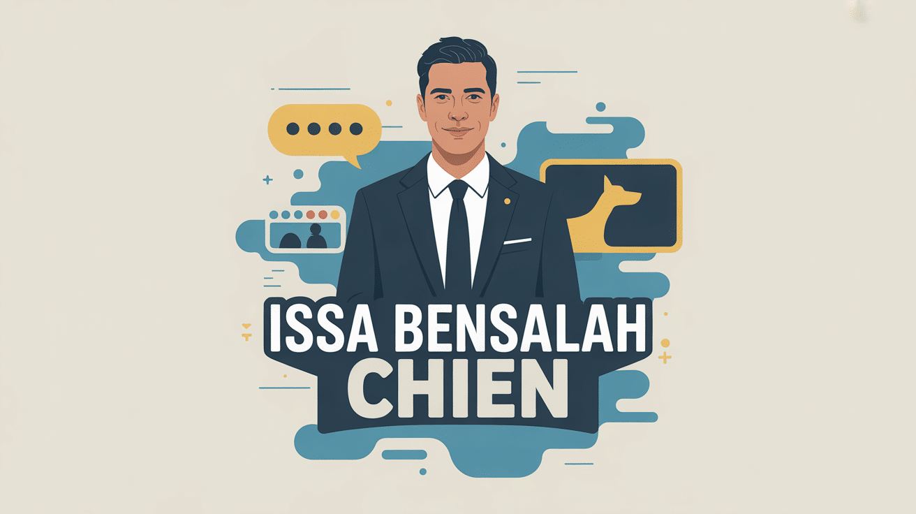 Issa Bensalah chien et image en ligne