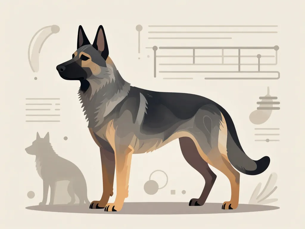 berger allemand gris profil génétique et histoire