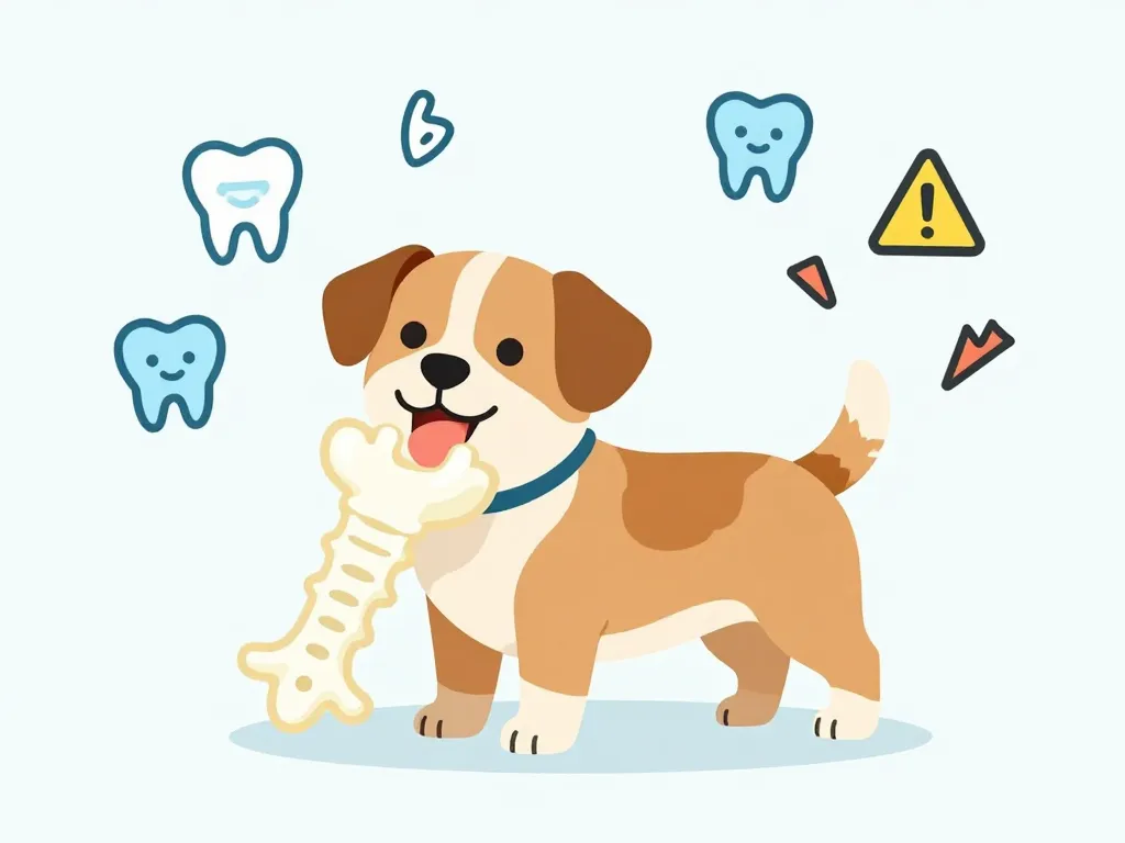 illustration usages et précautions os de seiche chien