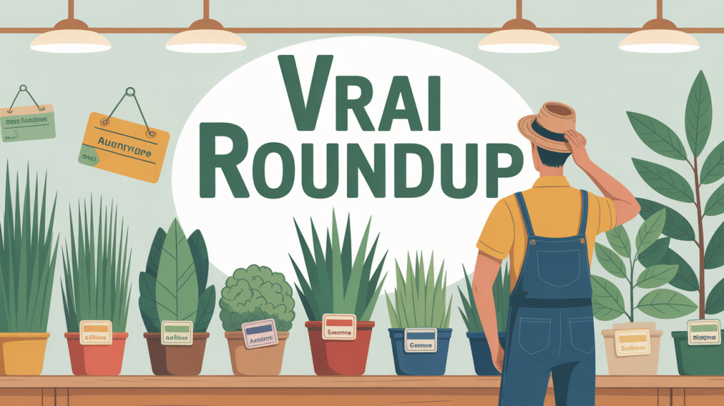 Où trouver du vrai Roundup en magasin de jardinage France