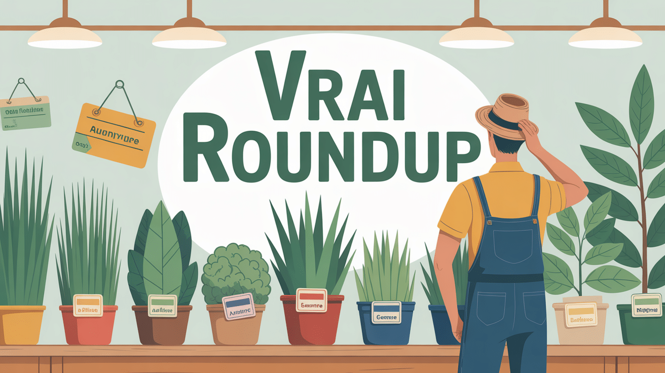 Où trouver du vrai Roundup en magasin de jardinage France