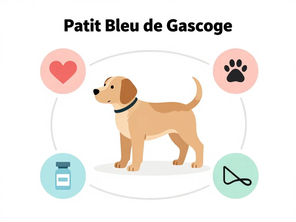 petit bleu de gascogne à vendre chiot sain critères essentiels