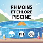 peut on mettre ph moins et chlore en même temps illustration chimie piscine