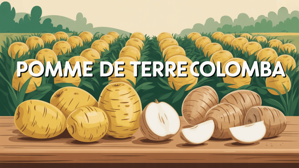 pomme de terre colomba présentation cuisine