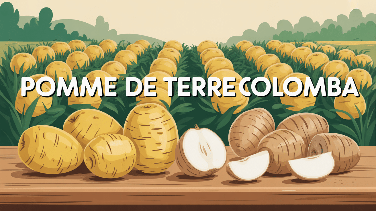 pomme de terre colomba présentation cuisine