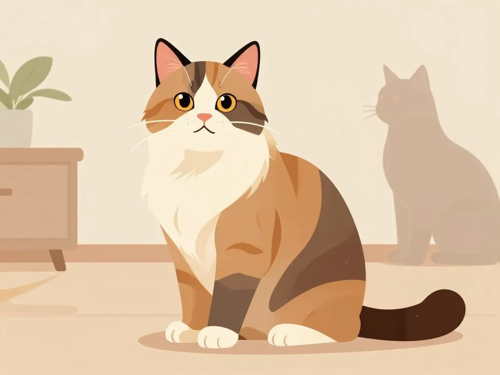 maine coon croisé chat de gouttière silhouette physique hybride