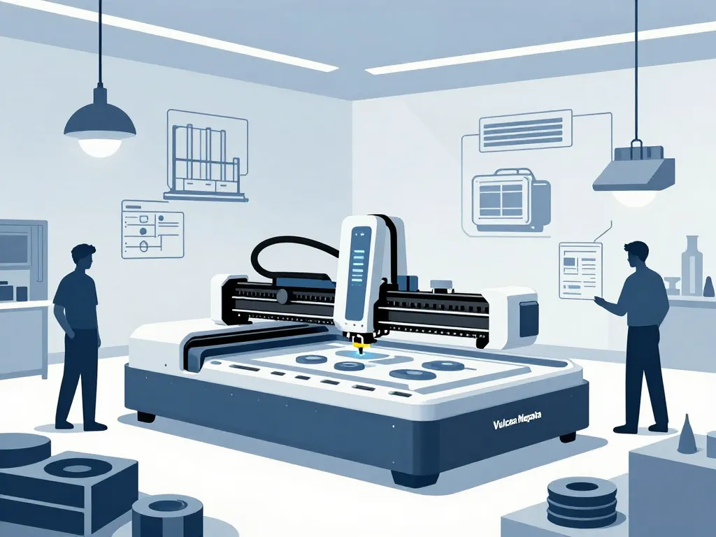 vulcan nepata machine haut‑tech en atelier