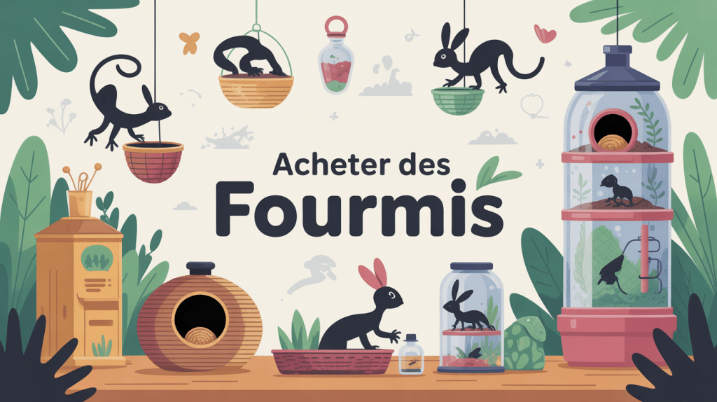 Acheter fourmies grande fourmilière stylisée avec accessoires