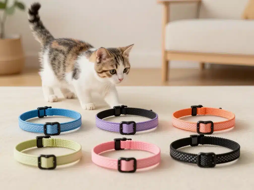 collier chaton personnalisable sécurisé et confortable