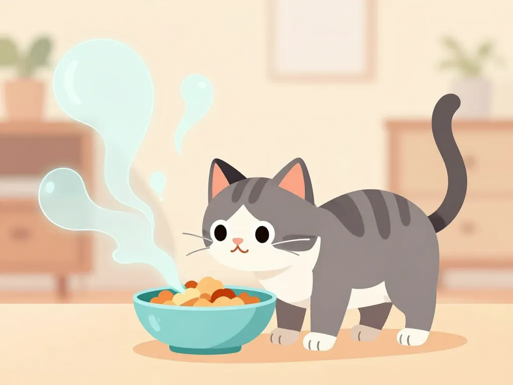 chat qui maigrit mais mange symbole énergie perdue