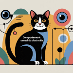 Chat zizi, comportement sexuel du chat mâle, illustration centrale SEO