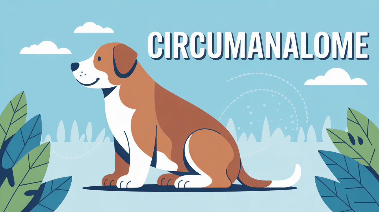 illustration circumanalome chien ambiance rassurante