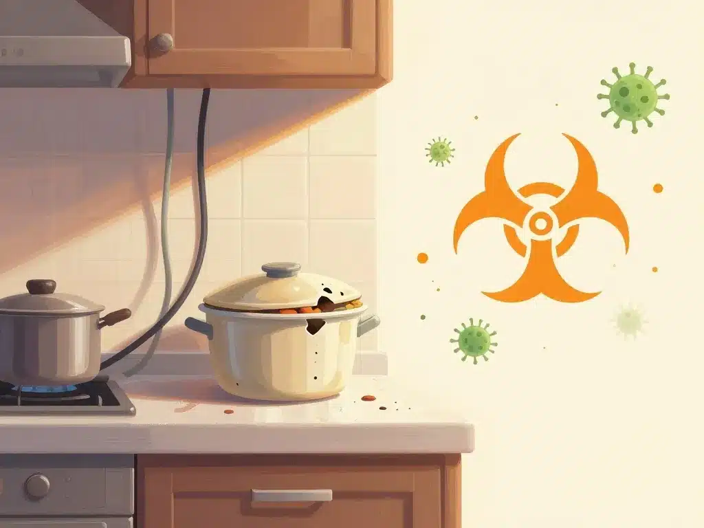 Risques crottes de mulot câbles aliments santé