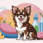 chihuahua à poil long durée de vie illustration
