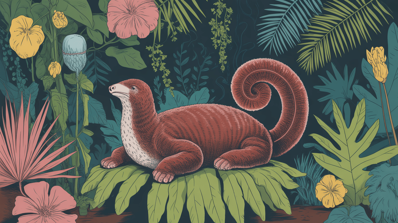 grosse chenille dans un jardin en pleine nature