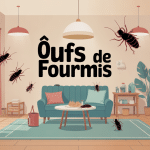 Visuel pédagogique fourmis oeufs dans une maison