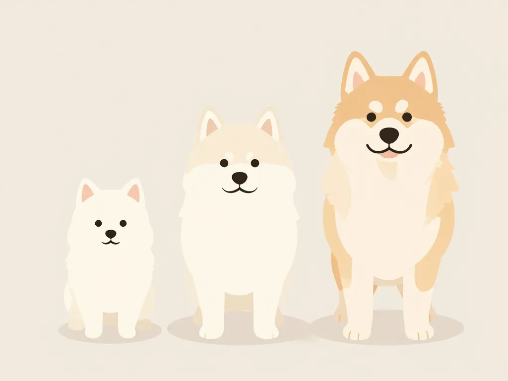 Diagramme pomsky taille mini standard grand