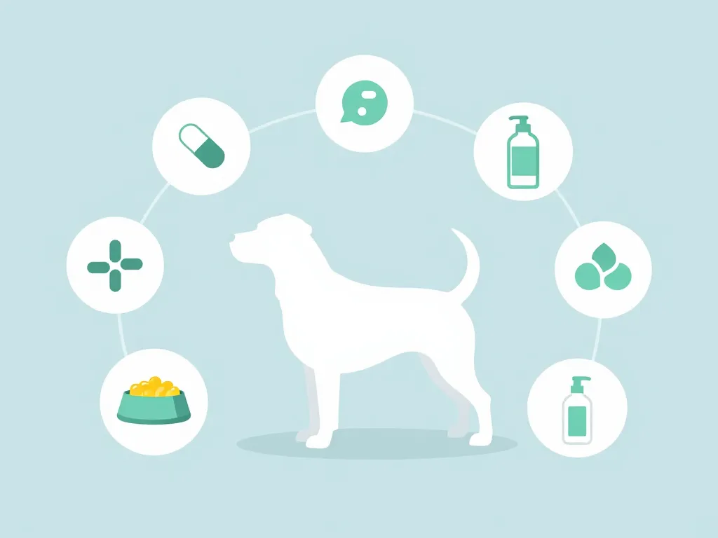 Psoriasis chien traitement diagramme soins peau chien