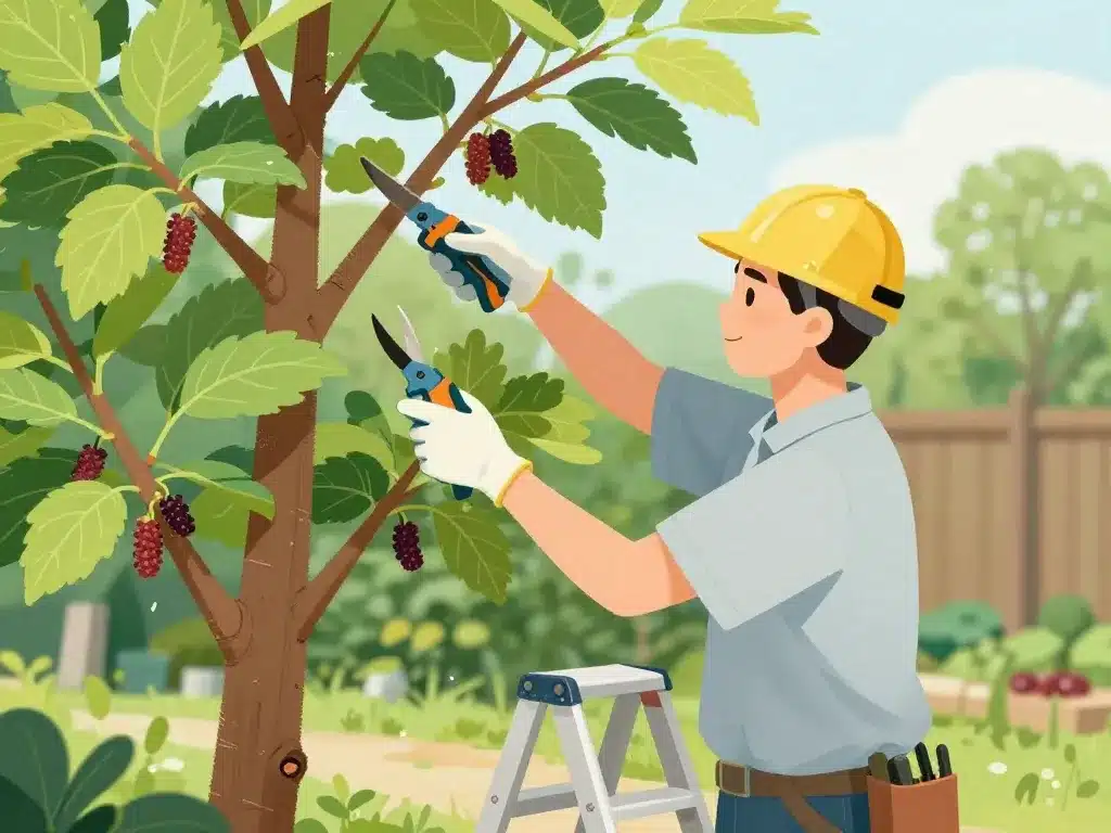 Quand tailler un platane murier, étapes sécurité outils