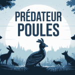 Quel animal tue les poules et les laisse sur place image vectorielle avec prédateurs