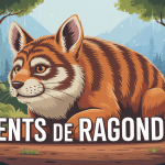 gros plan ragondin dent incisives orange illustration