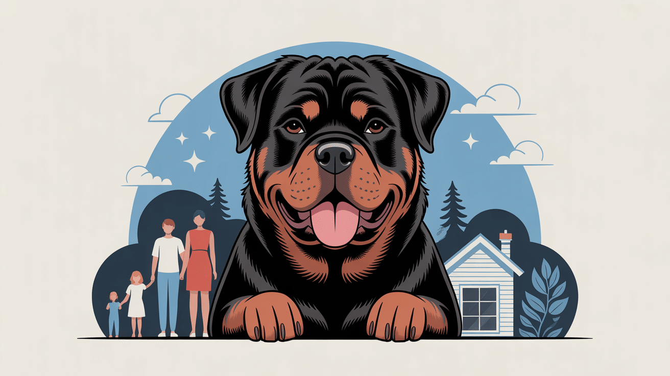 Image de rottweiler méchant entre mythe et réalité
