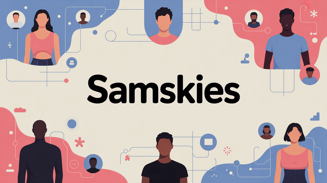 illustration identité numérique samskies pastel bleu digital