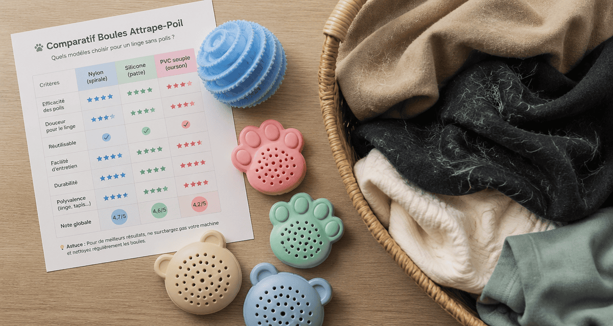 Boules attrape poil machine à laver avis sur linge avec poils