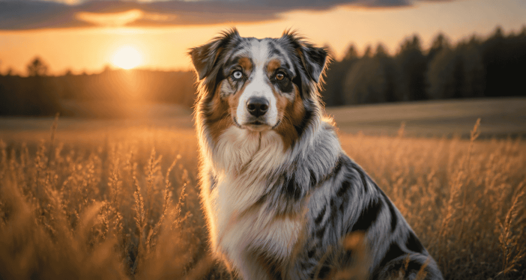 berger australien yeux vairons champ