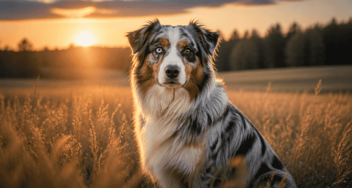 berger australien yeux vairons champ
