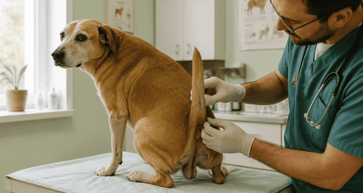 circumanalome chien masse péri-anale