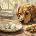 fromage de chevre chien assiette gourmandises