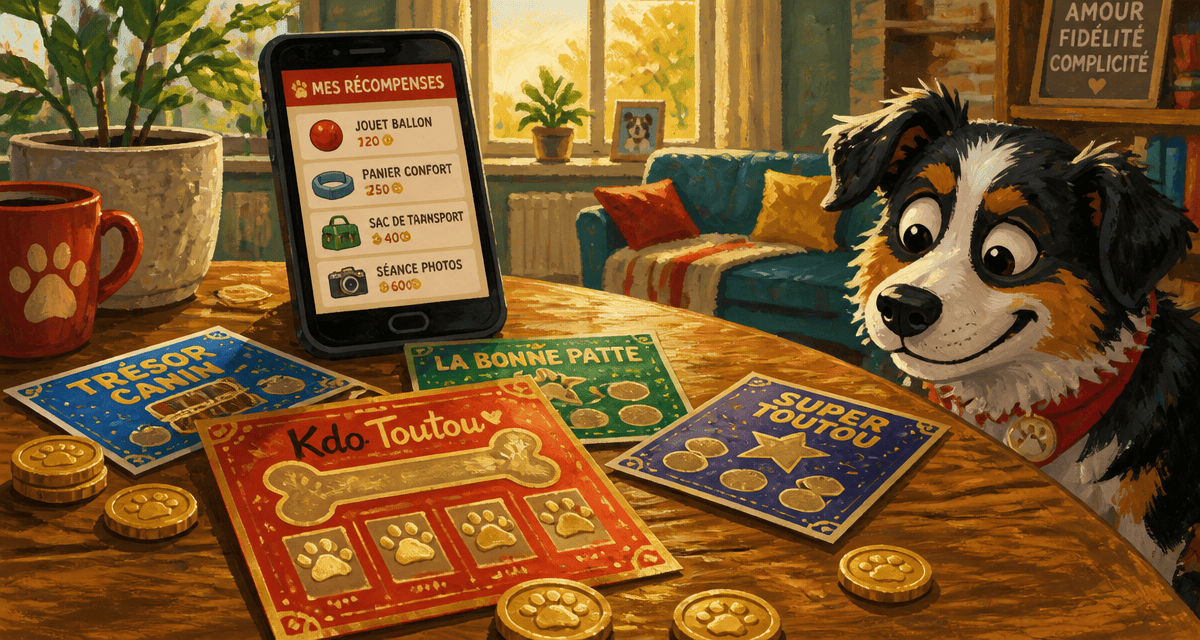 kdo toutou tickets jetons chien mascotte