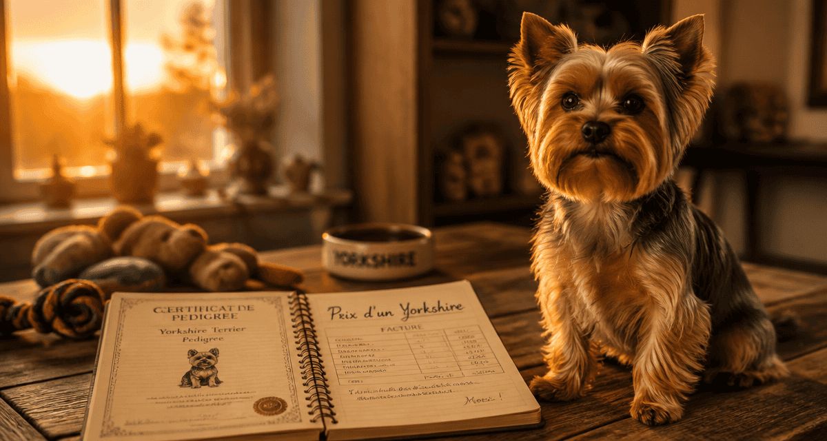 prix d un yorkshire sur table avec certificat