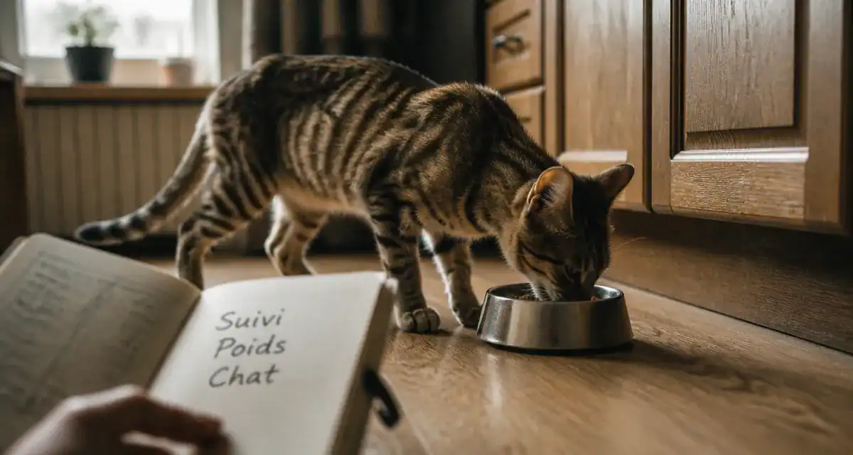 comment faire grossir un chat maigre mangeant