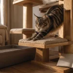 Maine Coon inconvénient : arbre à chat et litière avant adoption