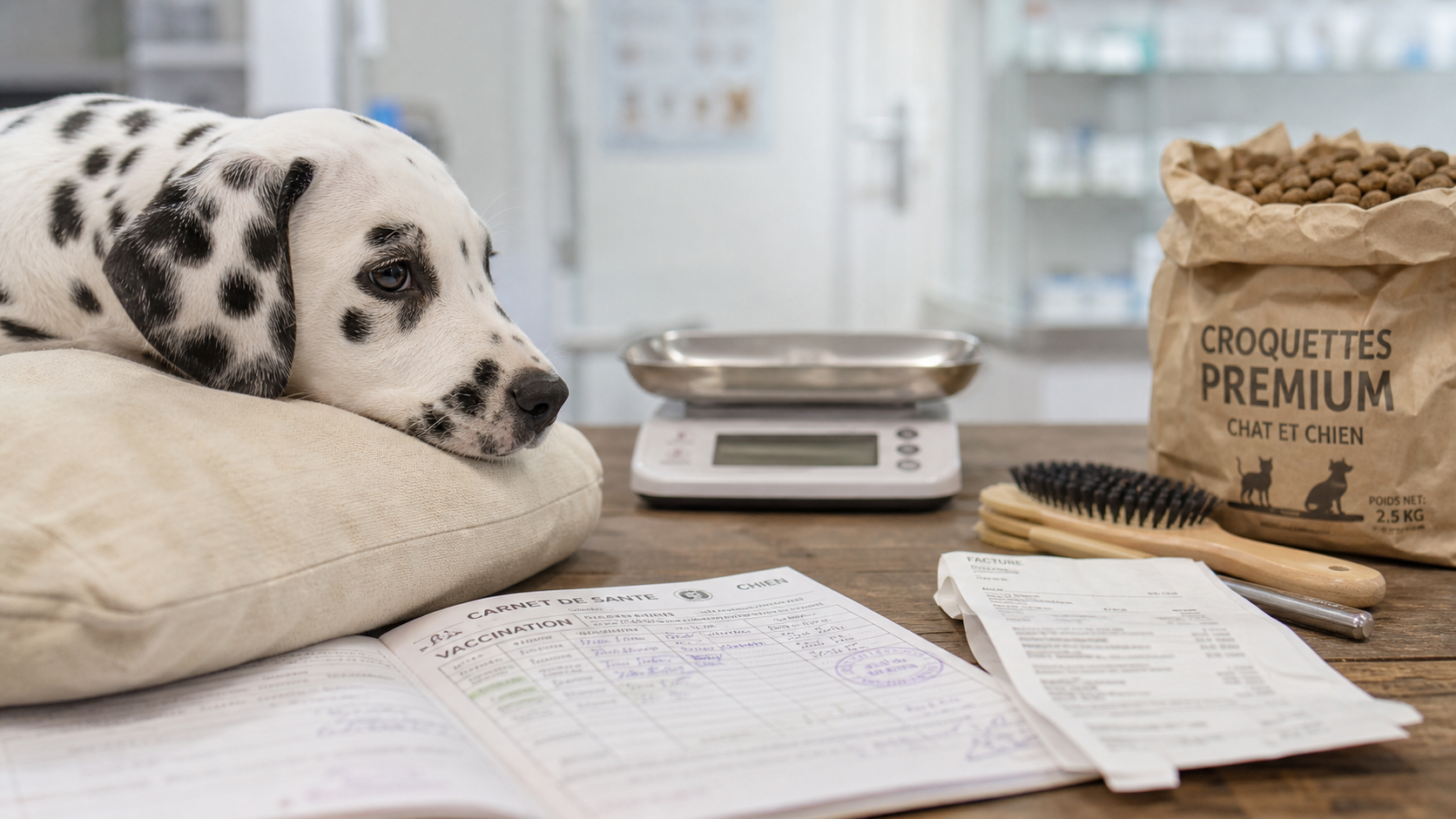 Prix dalmatien : chiot et budget entretien, documents vétérinaires