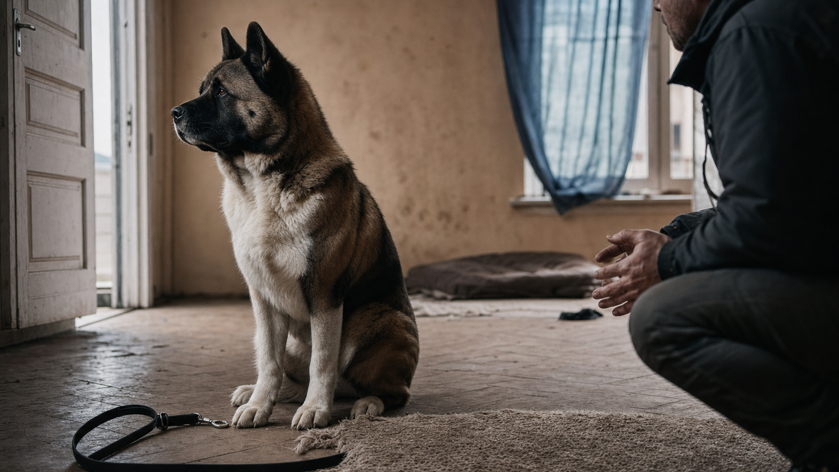 Akita americain caractere : chien loyal, calme, vigilant